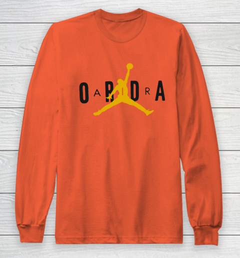 Red and gold jordan shirt sales