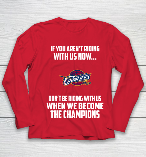 NBA Cleveland Cavaliers Basketball We Become The Champions Youth Long Sleeve 8
