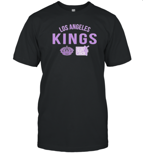 Los Angeles Kings Richmond Resilient Hockey Fights Cancer T-Shirt