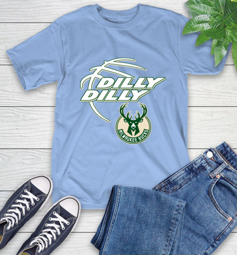 NBA Milwaukee Bucks Dilly Dilly Basketball Sports T-Shirt 11