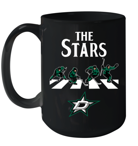 NHL Hockey Dallas Stars The Beatles Rock Band Shirt Ceramic Mug 15oz