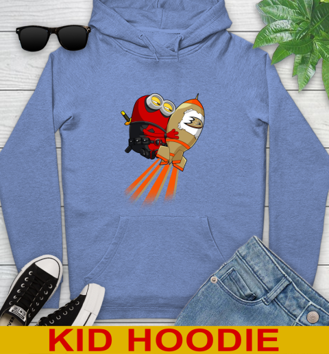NHL Hockey Anaheim Ducks Deadpool Minion Marvel Shirt Youth Hoodie 12
