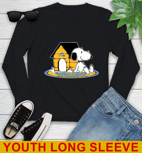 NBA Basketball Denver Nuggets Snoopy The Peanuts Movie Shirt Youth Long Sleeve 2