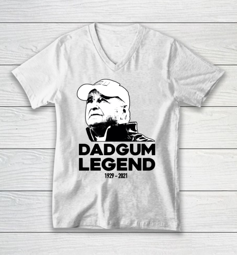 Bobby Bowden 1929  2021 RIP Dadgum Legend V-Neck T-Shirt