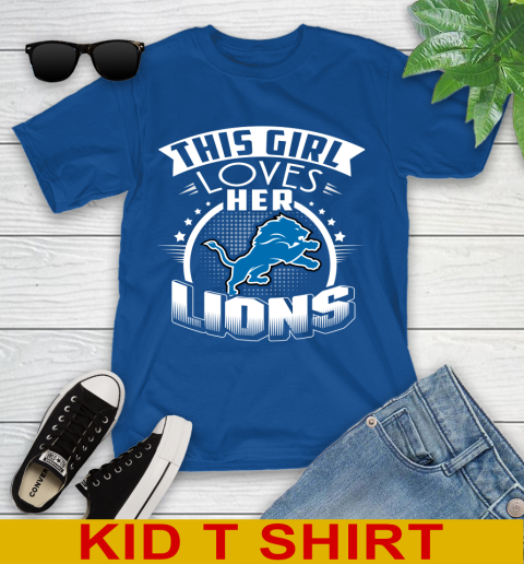 Detroit Lions NFL Football This Girl Loves Her Team 106