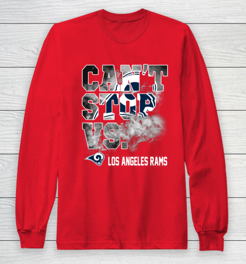 NFL Los Angeles Rams Can't Stop Vs Long Sleeve T-Shirt 7
