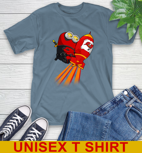 NFL Football Tampa Bay Buccaneers Deadpool Minion Marvel Shirt T-Shirt 8