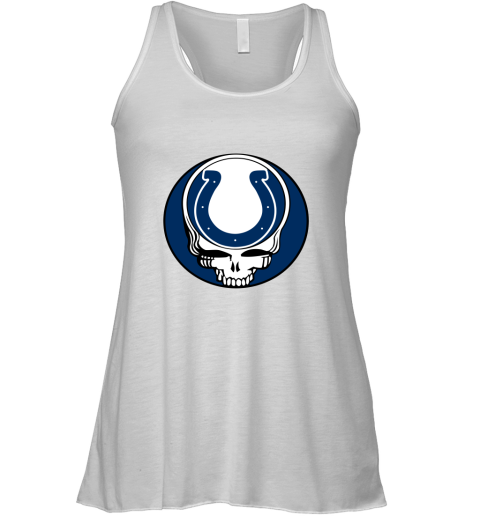 NFL Team Indianapolis Colts x Grateful Dead Logo Band Racerback Tank