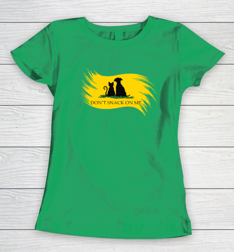 Don't Snack on Me Funny Cats Dogs, Pet Women's T-Shirt 4