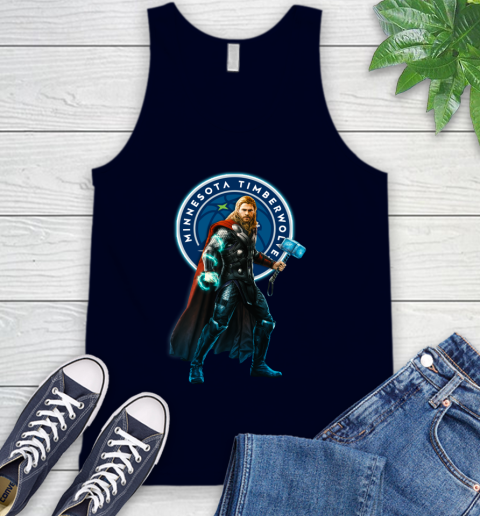 NBA Thor Avengers Endgame Basketball Minnesota Timberwolves Tank Top 3