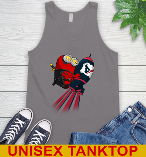 NFL Football Houston Texans Deadpool Minion Marvel Shirt Tank Top 6