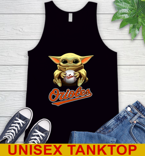 MLB Baseball Baltimore Orioles Star Wars Baby Yoda Shirt 71