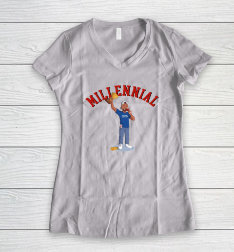 Bmo The Prince Millennial Shirt Women's V-Neck T-Shirt