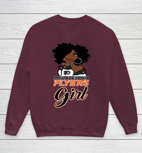 Philadelphia Flyers Girl NHL Youth Sweatshirt 5