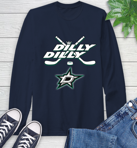 NHL Dallas Stars Dilly Dilly Hockey Sports Long Sleeve T-Shirt 4