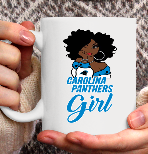 Carolina Panthers Girl NFL Ceramic Mug 11oz 4