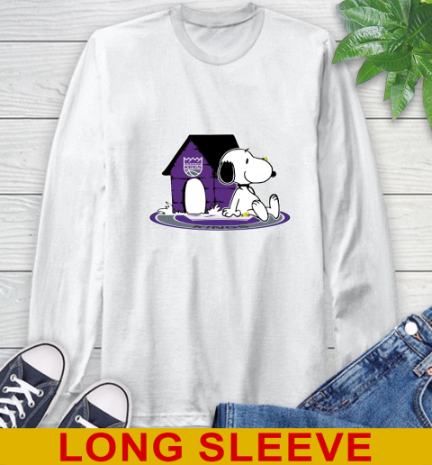 NBA Basketball Sacramento Kings Snoopy The Peanuts Movie Shirt Long Sleeve T-Shirt