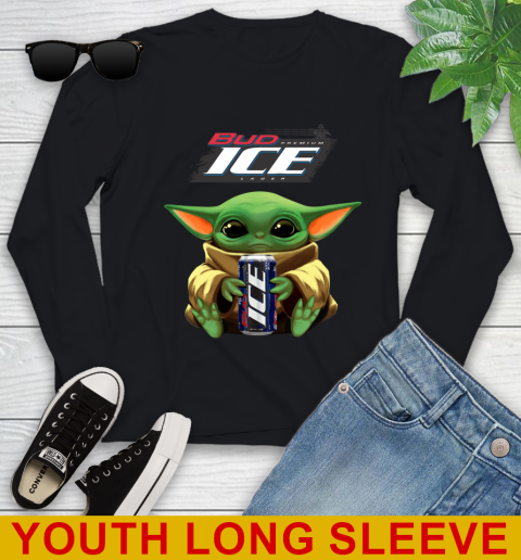 Star Wars Baby Yoda Hugs Bud Ice Beer Shirt 123
