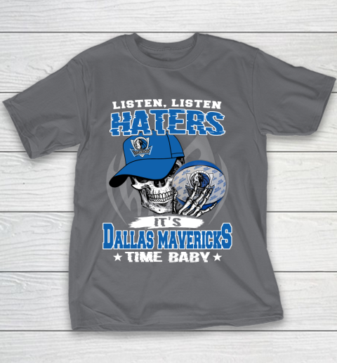 Listen Haters It is MAVERICKS Time Baby NBA Youth T-Shirt 5