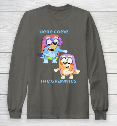 Blueys Shirt Here Come The Grannies Long Sleeve T-Shirt 5