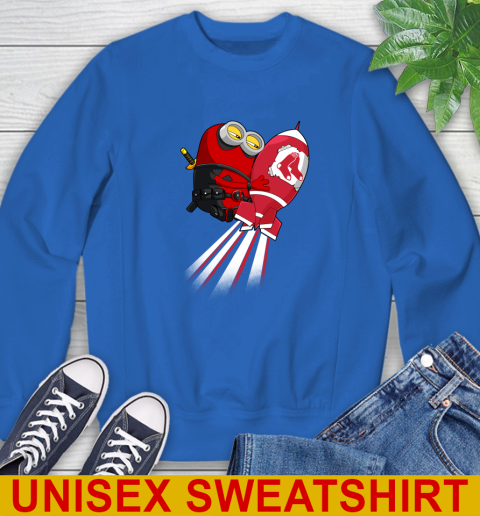 MLB Baseball Boston Red Sox Deadpool Minion Marvel Shirt Sweatshirt 11