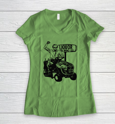 George Jones Liquor Fer Wine Ice Women's V-Neck T-Shirt 4