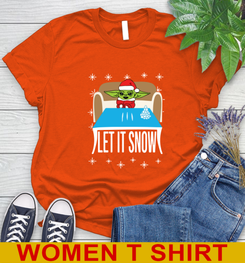 Christmas Baby Yoda And Cocaine Let It Snow Star Wars Shirts 87