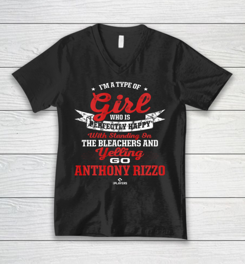 Anthony Rizzo Tshirt Im a Type of Girl V-Neck T-Shirt