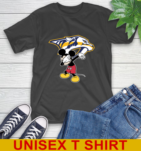Nashville Predators NHL Hockey Dabbing Mickey Disney Sports T-Shirt 2