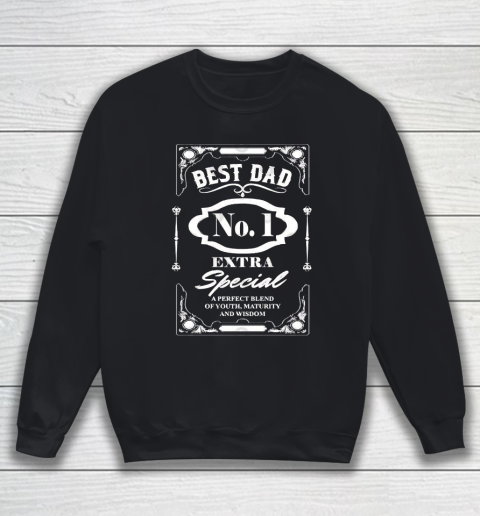 Father's Day Funny Gift Ideas Apparel  Best Dad Funny Menu Papa Daddy Father Sweatshirt