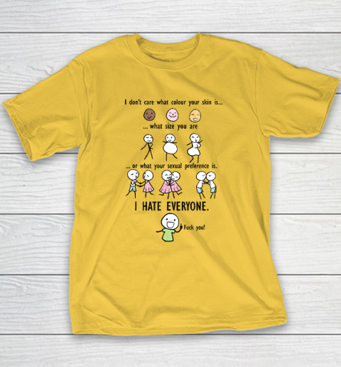 I Hate Everyone Youth T-Shirt 4