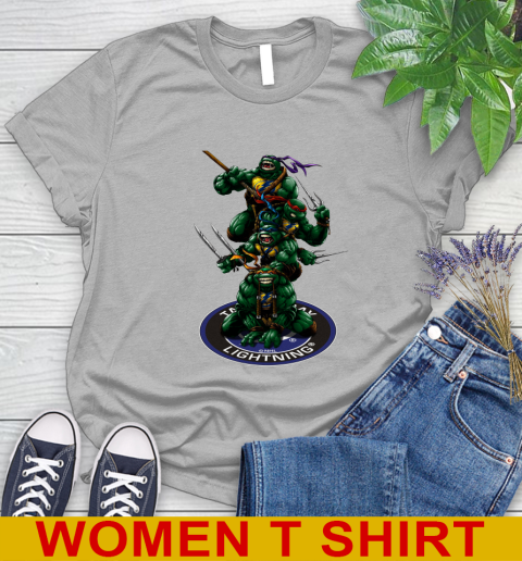 NHL Hockey Tampa Bay Lightning Teenage Mutant Ninja Turtles Shirt Women's T-Shirt 5