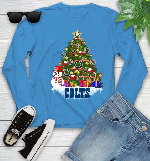 Indianapolis Colts Merry Christmas NFL Football Sports Youth Long Sleeve 7