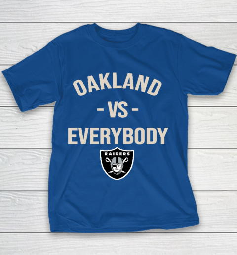 Oakland Raiders Vs Everybody Youth T-Shirt 6
