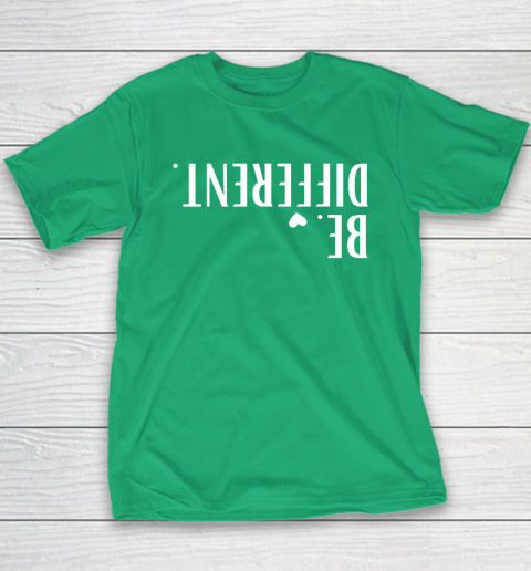 Funny Upside Down Be Different Youth T-Shirt 4