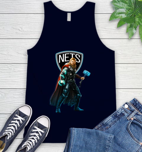 NBA Thor Avengers Endgame Basketball Brooklyn Nets Tank Top 3