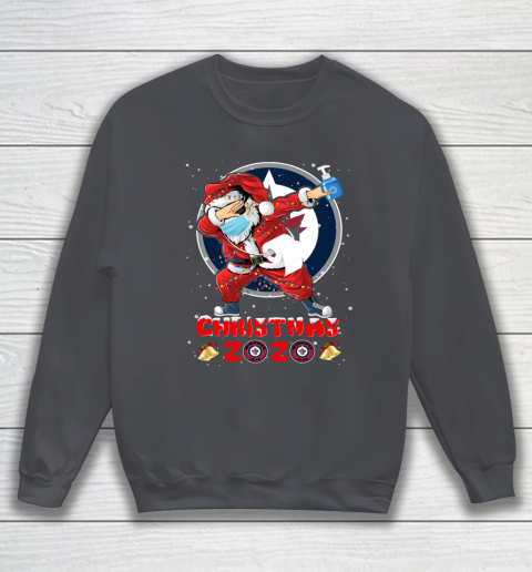 Winnipeg Jets Funny Santa Claus Dabbing Christmas 2020 NHL Sweatshirt 4