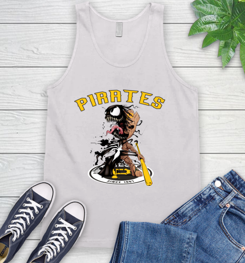 MLB Pittsburgh Pirates Baseball Venom Groot Guardians Of The Galaxy Tank Top