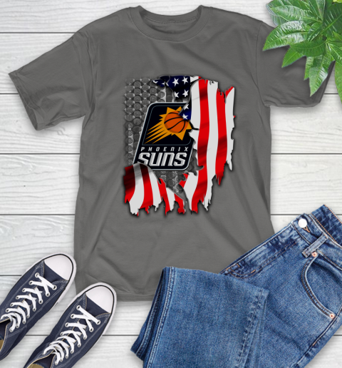 Phoenix Suns NBA Basketball American Flag T-Shirt 10
