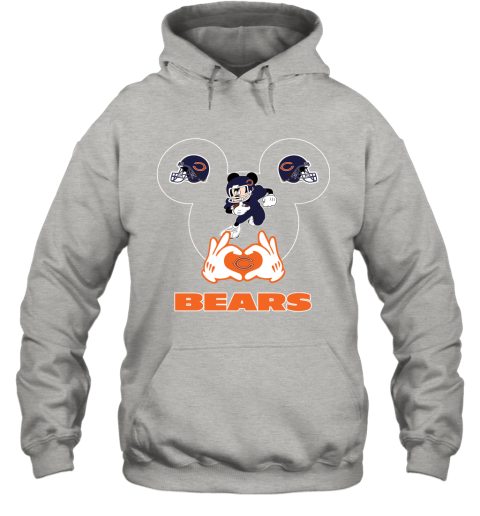 vpxj i love the bears mickey mouse chicago bears hoodie 23 front ash