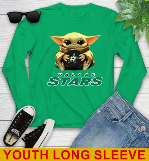 NHL Hockey Dallas Stars Star Wars Baby Yoda Shirt 128