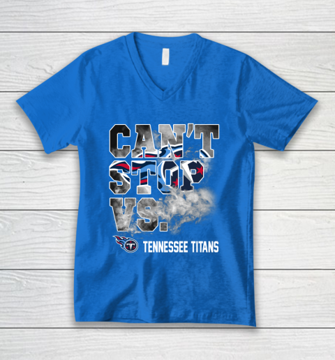 NFL Tennessee Titans Can't Stop Vs V-Neck T-Shirt 5