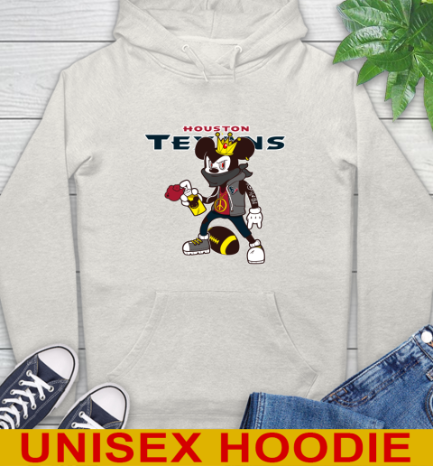 Houston Texans NFL Football Mickey Peace Sign Sports Hoodie 12