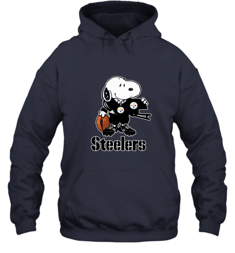 Steelers Pullover All Over Print Hoodie 3D Mickey Mouse Gold Gray