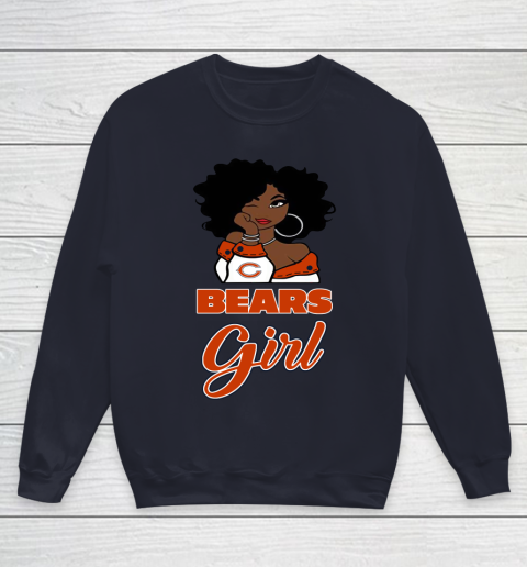 Chicago Bears Girl NFL Youth Sweatshirt 3