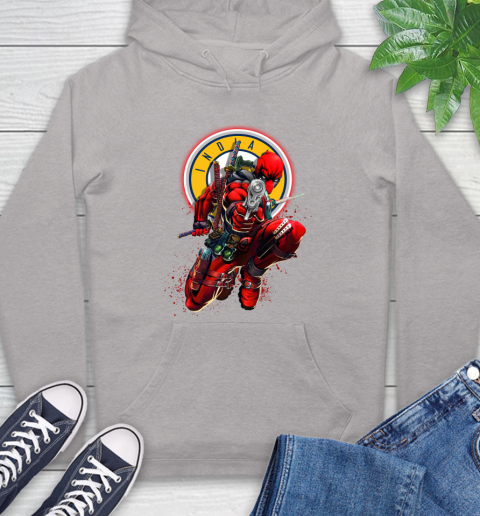NBA Deadpool Marvel Comics Sports Basketball Indiana Pacers Hoodie 12