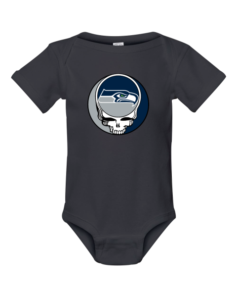 Seattle Seahawks x Grateful Dead Infant Baby Rib Bodysuit