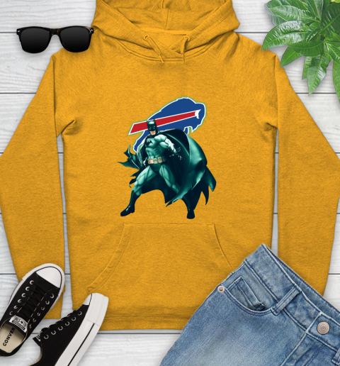 NFL Batman Football Sports Buffalo Bills Youth Hoodie 3