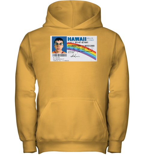 mclovin hawaii id shirt