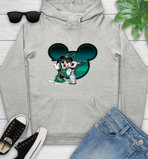 NHL Dallas Stars Stanley Cup Mickey Mouse Disney Hockey T Shirt Youth Hoodie